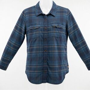 Carhartt Women's Plaid Button Down Shirt Size Large